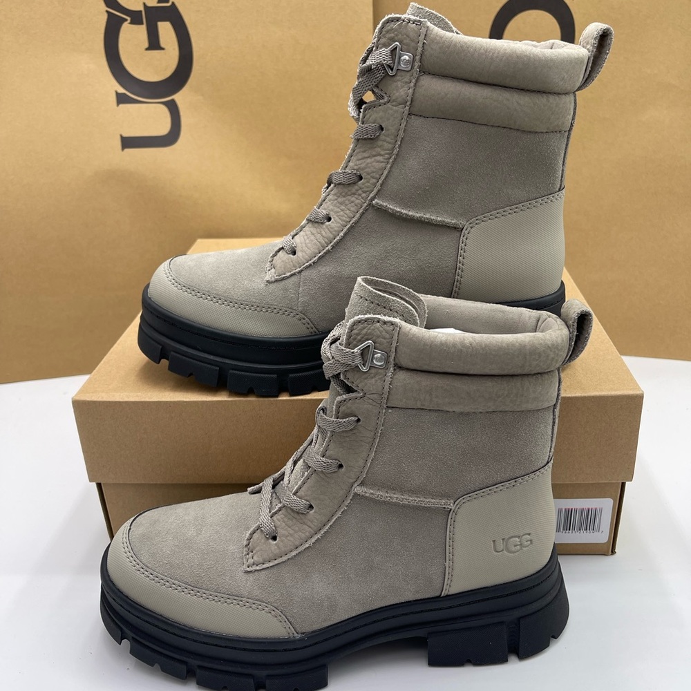 UGG Women 1174492
W ASHTON WEATHERIZED LACE UP Cobble Grey - Kicks Machine Boots - Picture 11 of 16